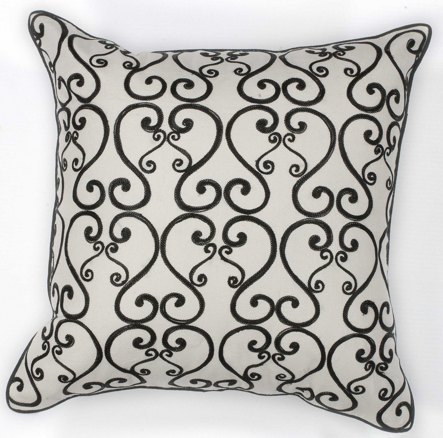 18" x 18" Cotton White or  Black Pillow