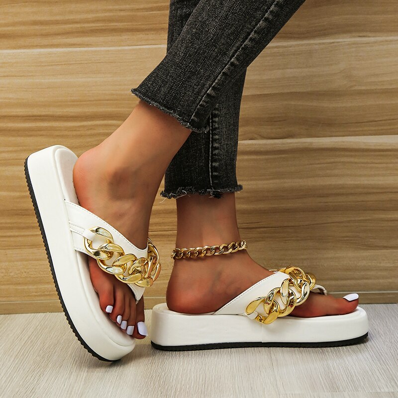 Bella Chain Accent Slip Ons