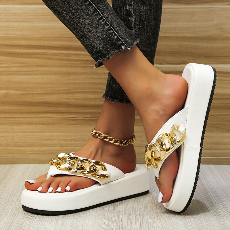 Bella Chain Accent Slip Ons