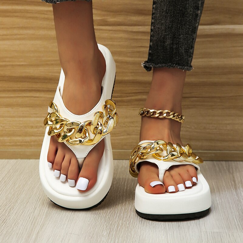 Bella Chain Accent Slip Ons